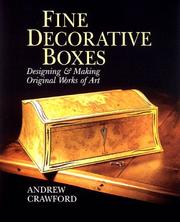 Cover of: Fine decorative boxes: designing & making original works of art