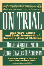 Cover of: On trial: America's courts and their treatment of sexually abused children