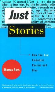 Cover of: Just Stories by Thomas Ross