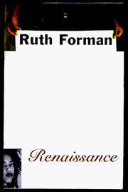 Cover of: RENAISSANCE by Ruth Forman