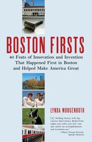 Cover of: Boston Firsts by Lynda Morgenroth, Lynda Morgenroth