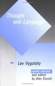 Cover of: Thought and Language