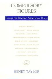 Cover of: Compulsory figures: essays on recent American poets