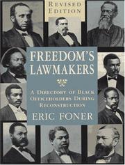 Cover of: Freedom's lawmakers by Eric Foner