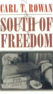 Cover of: South of freedom by Carl Thomas Rowan