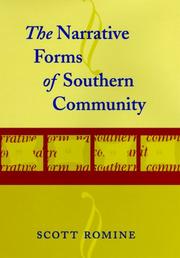 Cover of The narrative forms of Southern community