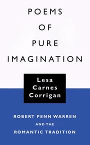 Cover of: Poems of pure imagination: Robert Penn Warren and the romantic tradition