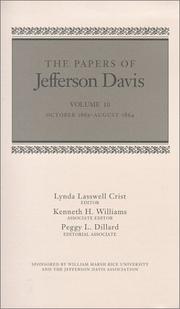 Cover of: The Papers of Jefferson Davis by Jefferson Davis, Jefferson Davis, Haskell M. Monroe, James T. McIntosh