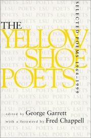 Cover of: The Yellow Shoe Poets, 1964-1999: Selected Poems