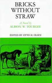 Cover of: Bricks Without Straw | Albion Winegar TourgГ©e