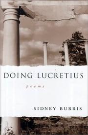 Cover of: Doing Lucretius: poems