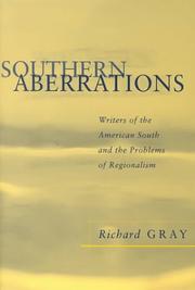 Cover of: Southern aberrations by Richard J. Gray