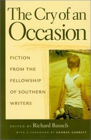 Cover of: The cry of an occasion: fiction from the Fellowship of Southern Writers