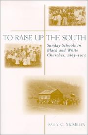Cover of: To Raise Up the South by Sally G. McMillen