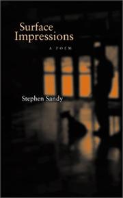 Cover of: Surface impressions: a poem