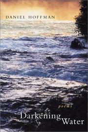 Cover of: Darkening water: poems