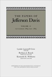 Cover of: The papers of Jefferson Davis