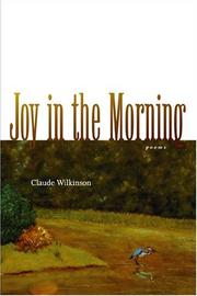 Cover of: Joy in the morning: poems