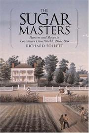 Cover of: sugar masters | Richard J. Follett