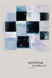 Cover of: Skyspeak by Jan Heller Levi