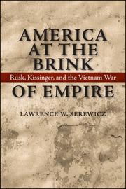 America at the Brink of Empire by Lawrence W. Serewicz