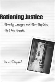 Cover of: Rationing Justice by Kris Shepard