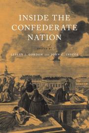 Cover of: Inside the Confederate Nation: Essays in Honor of Emory M. Thomas (Conflicting Worlds)