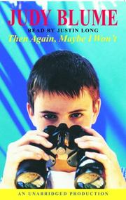 Cover of: Then Again, Maybe I Won't by 