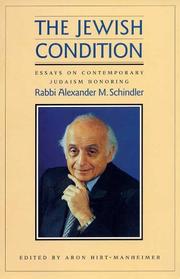 Cover of: The Jewish condition by edited by Aron Hirt-Manheimer.