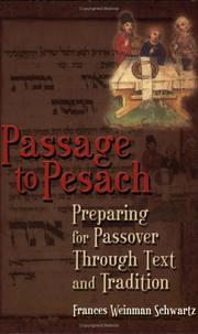 Cover of: Passage to Pesach by Frances Weinman Schwartz