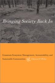 Cover of: Bringing Society Back In by Edward P. Weber