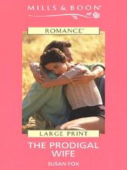 Cover of: The Prodigal Wife (Mills & Boon)