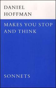 Cover of: Makes you stop and think by Daniel G. Hoffman
