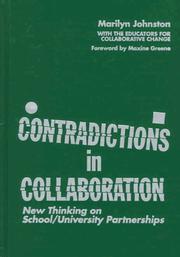 Contradictions in collaboration by Marilyn Johnston