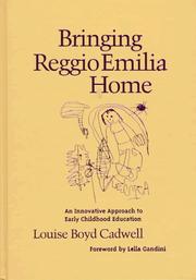 Cover of: Bringing Reggio Emilia home: an innovative approach to early childhood education