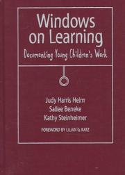 Windows on learning by Judy Harris Helm, Sallee Beneke, Kathy Steinheimer