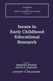 Cover of: Issues in early childhood educational research
