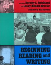 Cover of: Beginning Reading and Writing (Language and Literacy Series (Teachers College Pr))