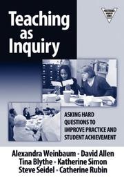 Cover of: Teaching as Inquiry | 