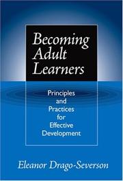 Cover of: Becoming Adult Learners: Principles and Practices for Effective Development