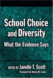 Cover of: School Choice And Diversity: What The Evidence Says