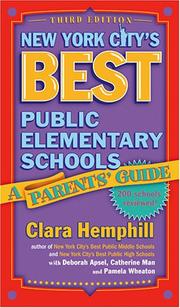 Cover of: New York City's best public elementary schools: a parent's guide