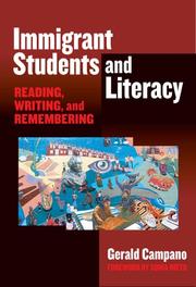 Cover of: Immigrant Students and Literacy: Reading, Writing, and Remembering (Practitioner Inquiry Series)