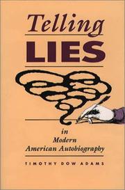 Cover of: Telling lies in modern American autobiography