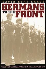 Cover of: Germans to the front by David Clay Large