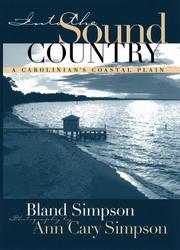 Cover of: Into the sound country: a Carolinian's coastal plain