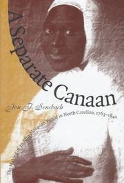 A separate Canaan by Jon F. Sensbach