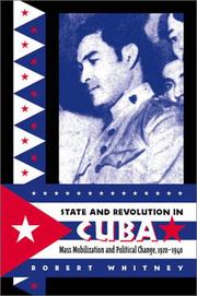 Cover of: State and Revolution in Cuba by Robert Whitney