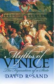 Cover of: Myths of Venice: The Figuration of a State