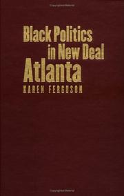 Cover of: Black politics in New Deal Atlanta